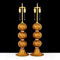 Pair of Alberto Dona Lamps, Murano - Sold for $6,080 on 06-02-2018 (Lot 241).jpg